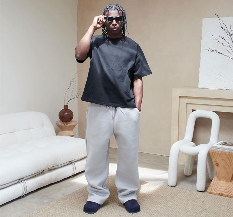 Casual Cotton Blend Hoodie Sweatpants Set